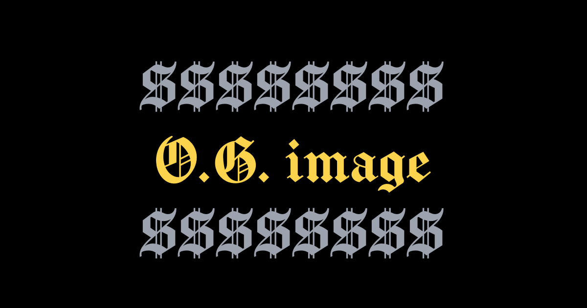 The O.G. image logo